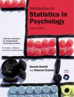 Valuepack:Introduction to Statistics in Psychology/SPSS 15.0 Student Version for Windows-VP