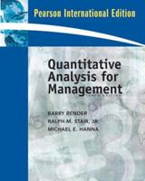 Online Course Pack:Quantitative Analysis for Management:International Edition/Student CD