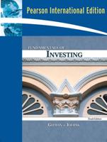 Fundamentals of Investing:International Edition/MyFinanceLab 12-Month Student Access Code Card
