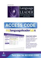 Language Leader Advanced MyLab and Access Card