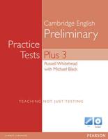 Practice Tests Plus PET 3 Without Key With Multi-ROM and Audio CD Pack