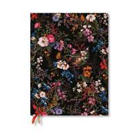 Floralia (William Kilburn) Ultra 18-Month Vertical Softcover Flexi Dayplanner 2025 (Elastic Band Closure)