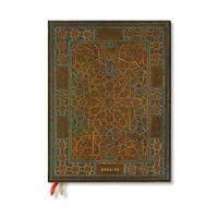 Midnight Star (Cairo Atelier) Ultra 18-Month Vertical Softcover Flexi Dayplanner 2025 (Elastic Band Closure)