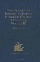 The Resolution Journal of Johann Reinhold Forster, 1772-1775