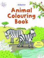 First Colouring Book Animals + Stickers