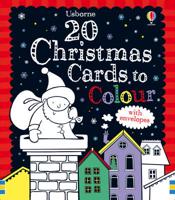 20 Christmas Cards to Colour