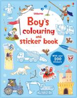 Boy's Colouring and Sticker Book