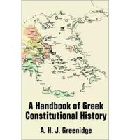 A Handbook of Greek Constitutional History