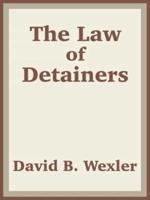 The Law of Detainers