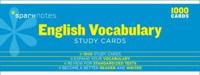 English Vocabulary SparkNotes Study Cards