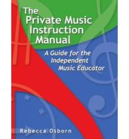 The Private Music Instruction Manual