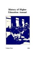 History of Higher Education Annual: 1984