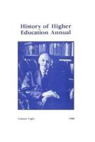 History of Higher Education Annual: 1988