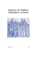 History of Higher Education Annual: 1990