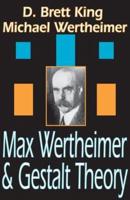 Max Wertheimer and Gestalt Theory