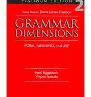 Grammar Dimensions 2 With Brief