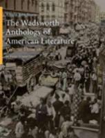 The Wadsworth Anthology of American Literature, Volume III, 1865-1915
