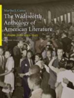 The Wadsworth Anthology of American Literature, Volume IV 1910-1945
