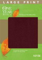 One Year Bible NIV, Premium Slimline Large Print Edition