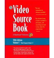 Video Sourcebook 38th Ed 3 Vol Set