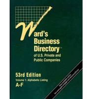 Ward's Business Directory of U.S. Private and Public Companies