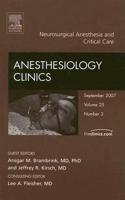 Neurosurgical Anesthesia and Critical Care