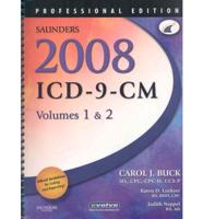 Saunders 2008 ICD-9-CM, Vols 1-2 Professional + HCPCS Level + CPT Professional Edition