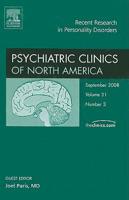 Recent Research in Personality Disorders