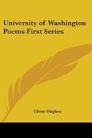 University of Washington Poems First Series