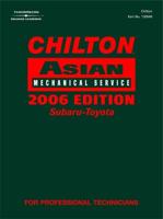 Chilton 2006 Asian Volume III Mechanical Service Manual