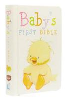 NKJV, Baby's First Bible, Hardcover, White