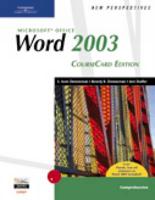 New Perspectives on Microsoft Office Word 2003, Comprehensive