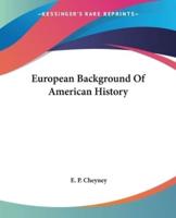 European Background Of American History