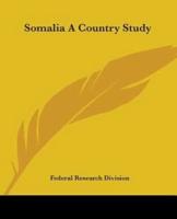 Somalia A Country Study