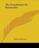 The Foundations Of Personality