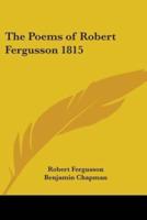 The Poems of Robert Fergusson 1815