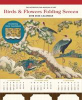 Birds and Flowers Folding Screen 2018 Desk Calendar