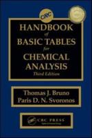 Handbook of Basic Tables for Chemical Analysis