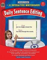 Interactive Learning: Daily Sentence Editing Grd 1