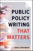 Public Policy Writing That Matters