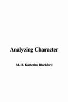 Analyzing Character