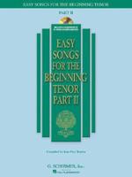 Easy Songs for the Beginning Tenor - Part II - Book/Online Audio