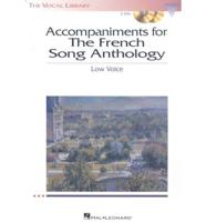 Accompaniments to the French Song Anthology - Low Voice