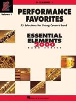 Performance Favorites, Vol. 1 - Clarinet 1