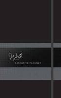 2019 16-Month Weekly Planner: Write Executive (Onyx)