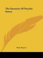 The Intensity Of Psychic States