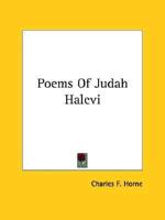 Poems Of Judah Halevi