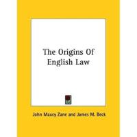 The Origins Of English Law