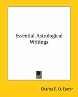Essential Astrological Writings