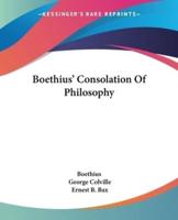 Boethius' Consolation Of Philosophy